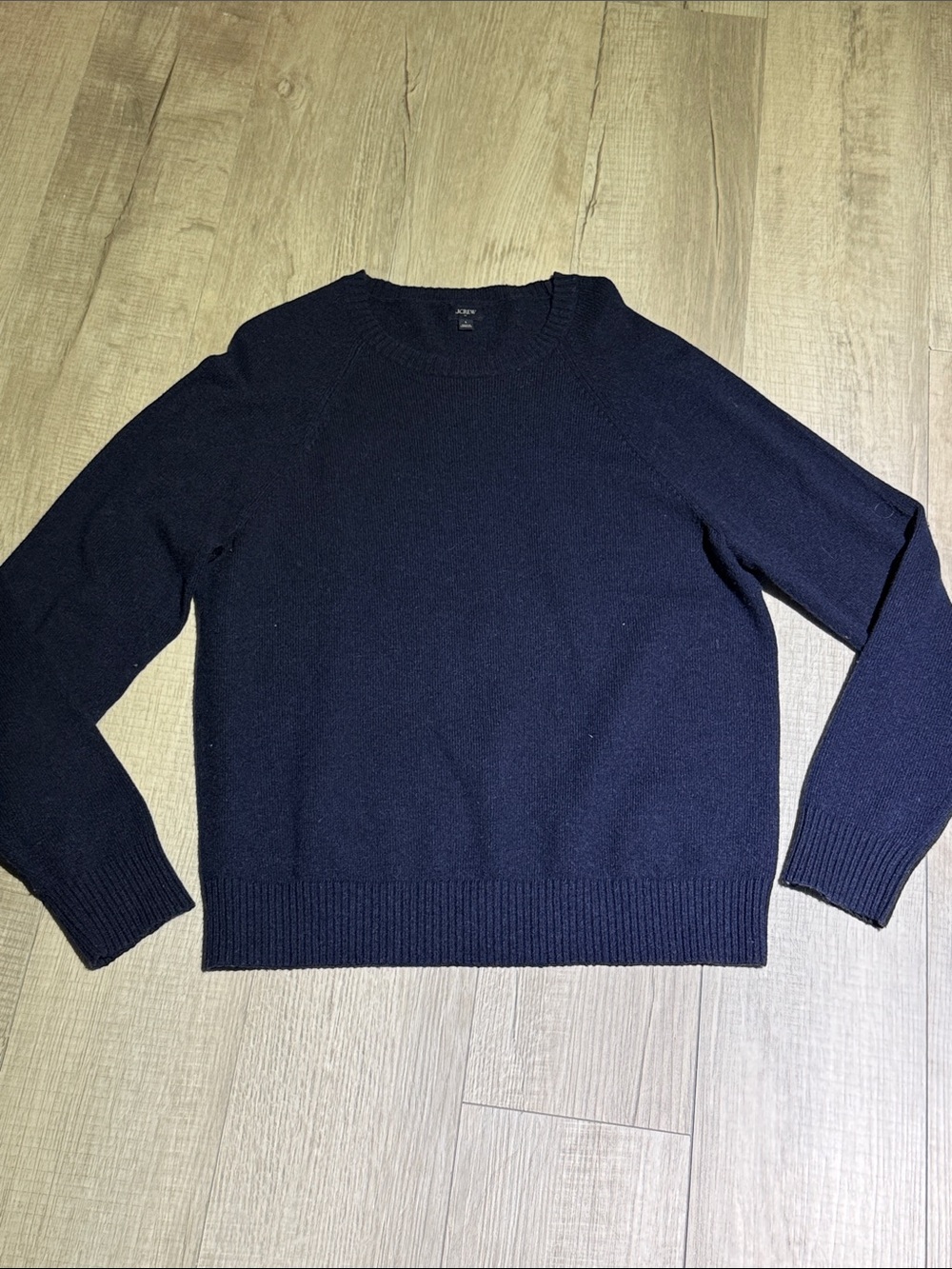 J. Crew Factory Men's Navy Crewneck Sweater
